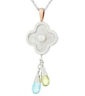 Capri—Silver with Peridot