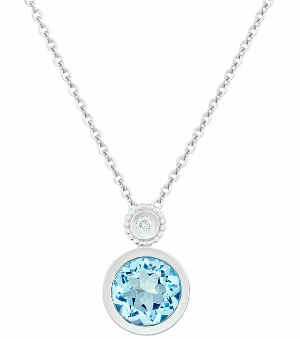 CC Tuileries©—Silver with Blue Topaz