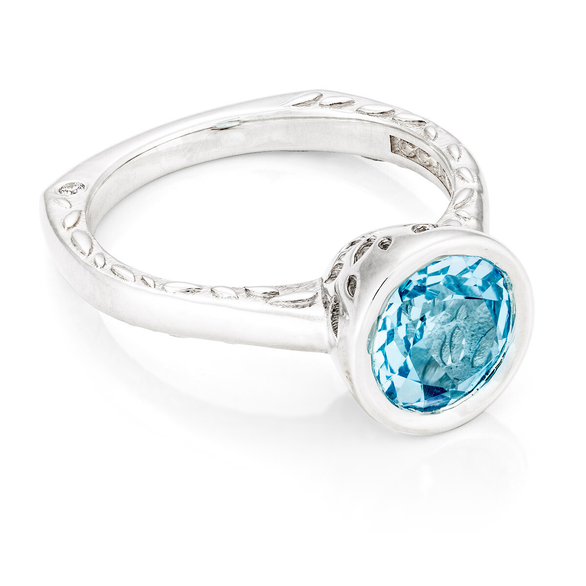 CC Tuileries©—Silver with Blue Topaz