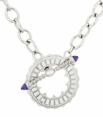 Sacré-Coeur—Silver & Amethyst Bracelet/Necklace