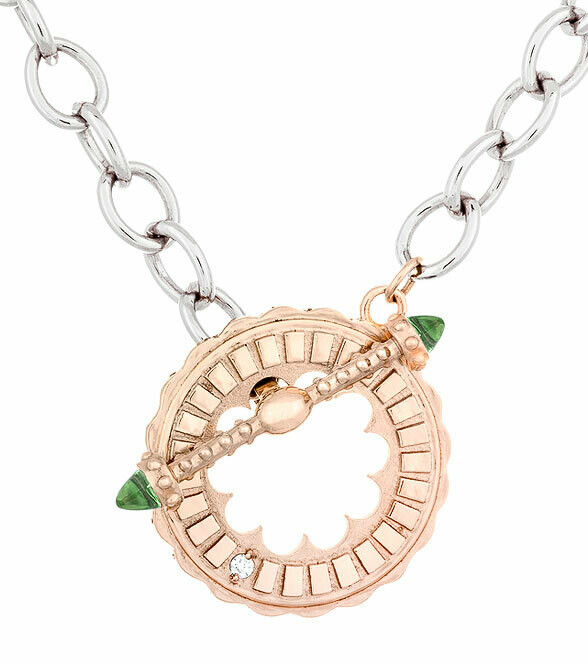 Sacré-Coeur—Rose Gold & Peridot Bracelet/Necklace