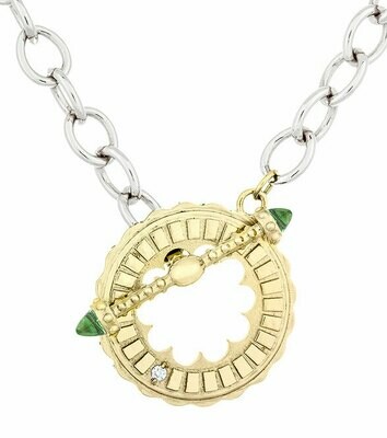 Sacré-Coeur—Yellow Gold & Peridot Bracelet/Necklace