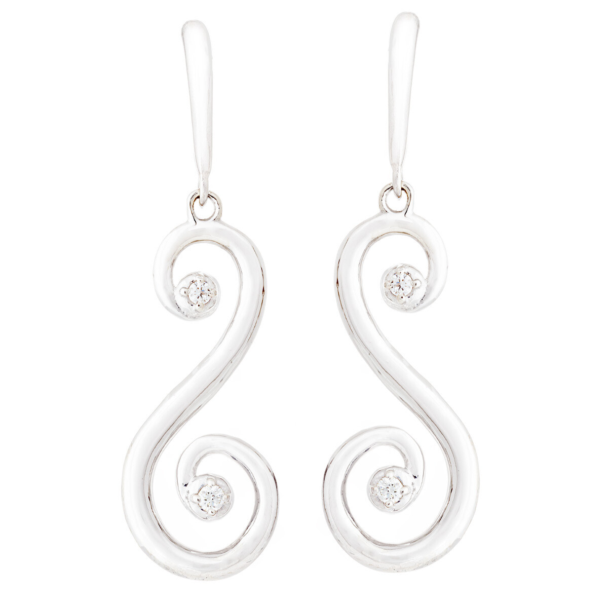 CC Barcelona Scroll©—Earring in Silver