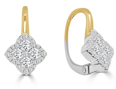 Fleur D'Amour Diamond Earrings