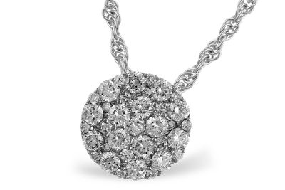 Pave' Diamond Pendant