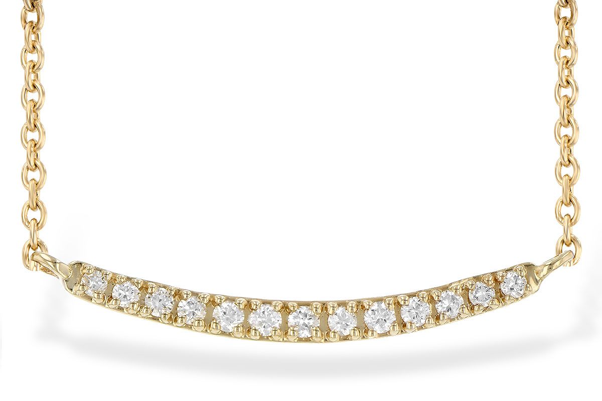 Curved Diamond Pendant