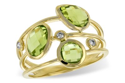 Peridot Yellow Gold Ring