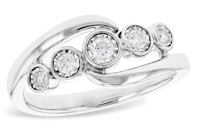 Bypass Diamond Ring