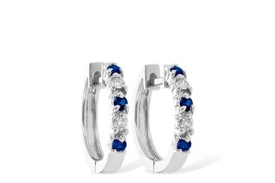 Diamond & Sapphire Earrings