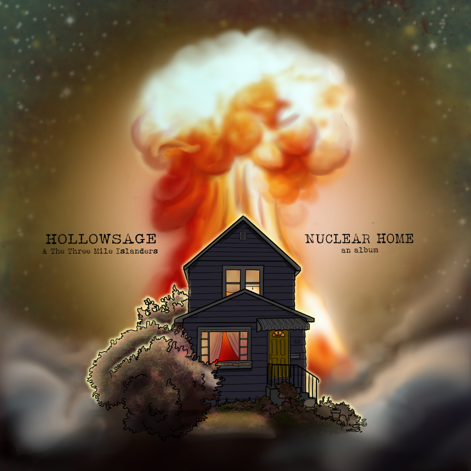 Hollowsage & the Three Mile Islanders' Debut Album Nuclear Home CD