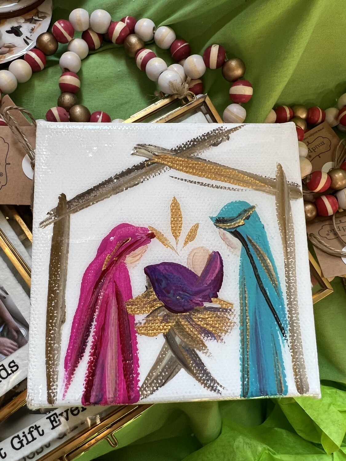 Color Nativity on Canvas
