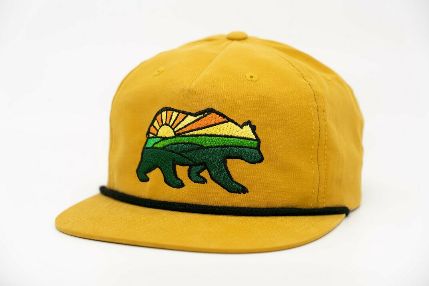 Prairie Bear Logo Hat Mustard