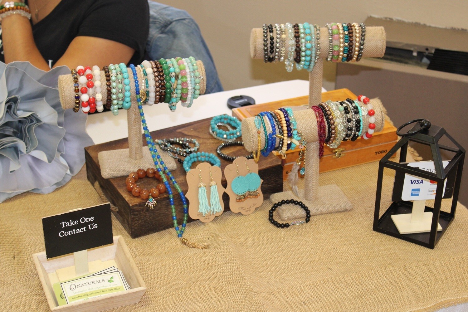 Assorted handmade jewelry