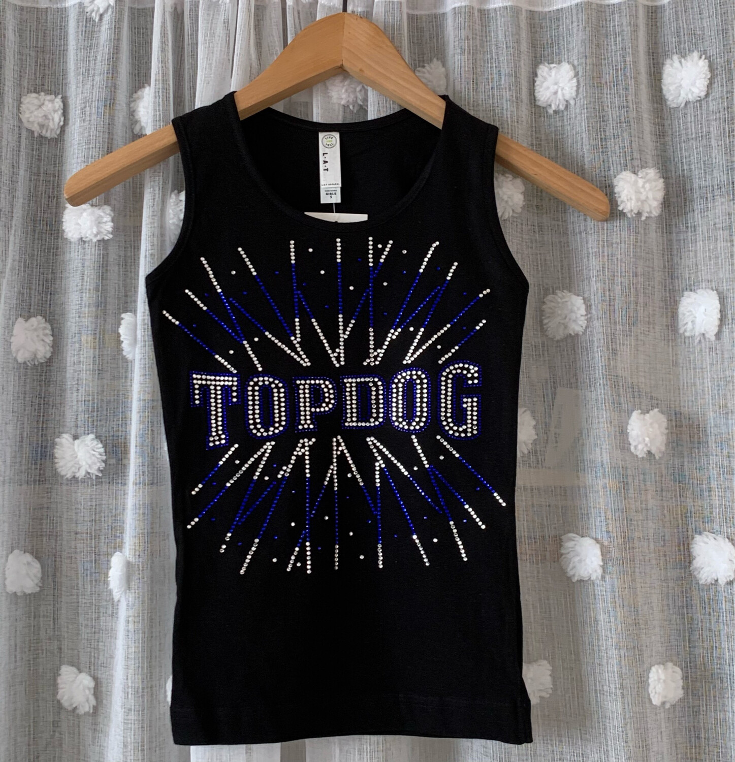 Rhinestone Top Dog Tank - Perfect for Try Outs, Practice or Spirit Wear!