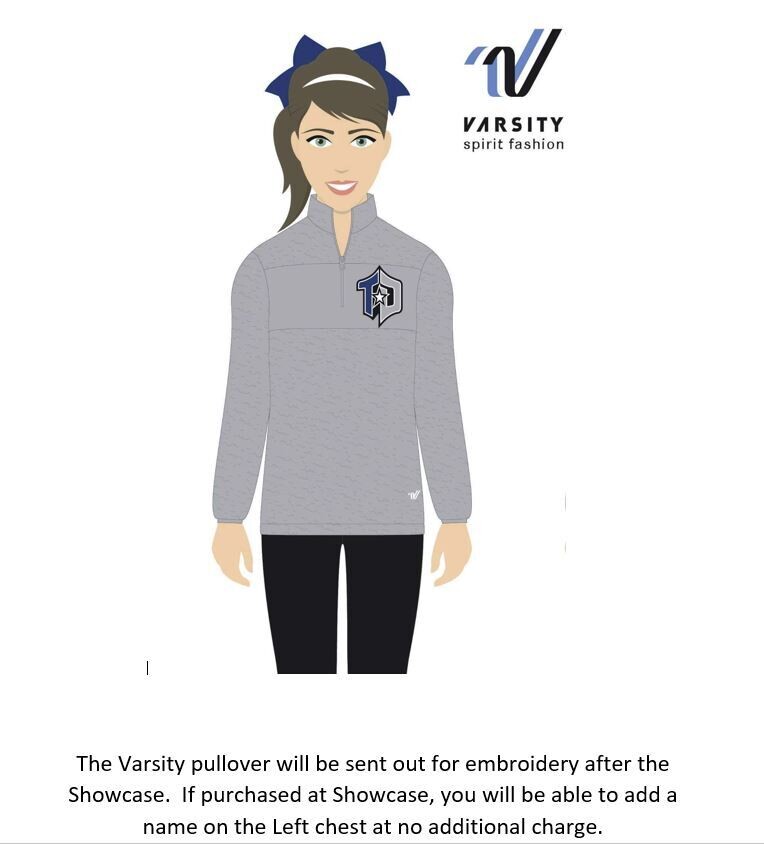 Varsity Pullover Sherpa With TD Logo 