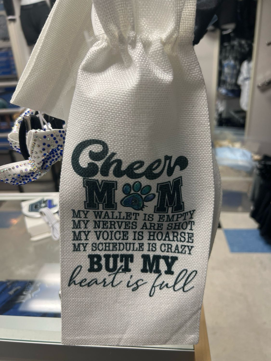 Cheer Mom Wine Bags