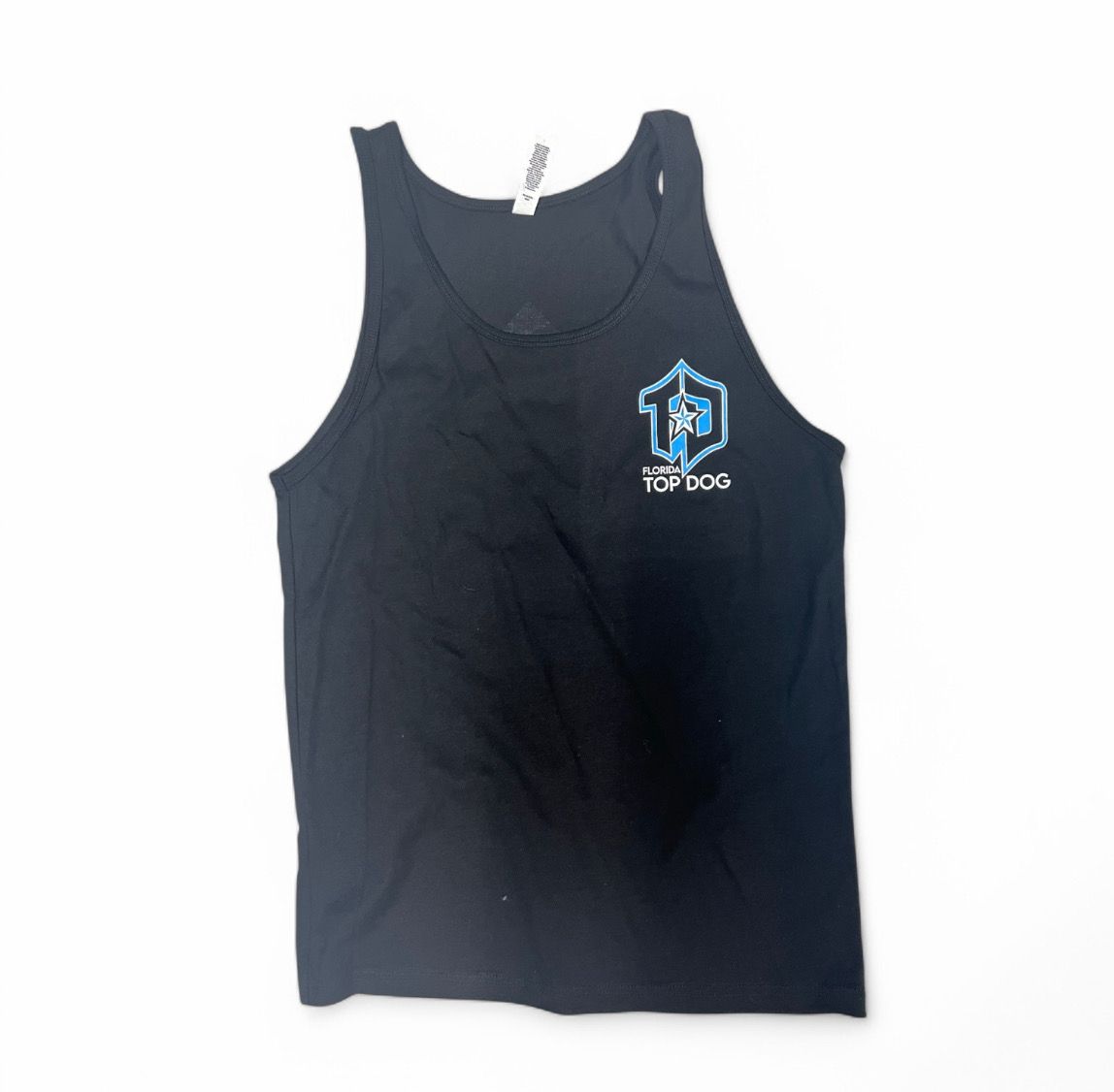 Bella Sleeveless Tank With Front And Back Logos