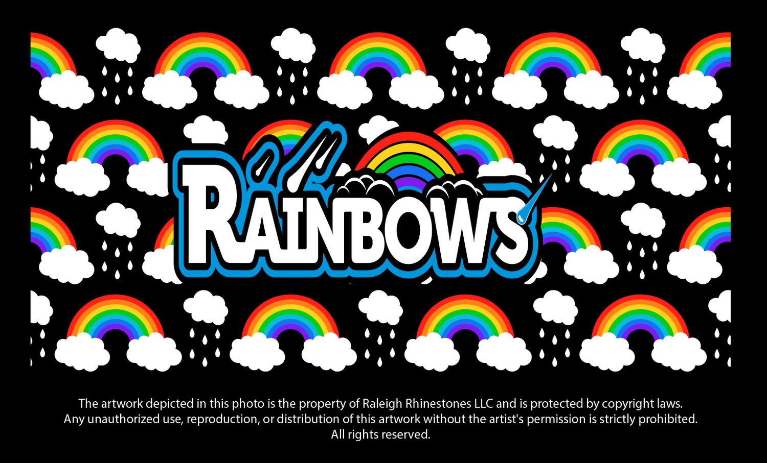 Team-specific logoed Spirit wear -Rainbows