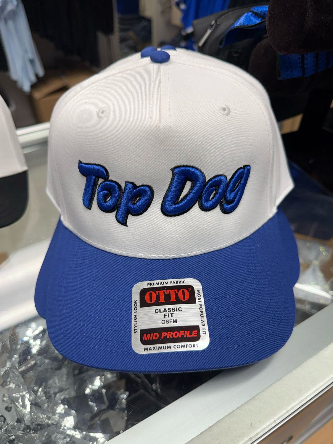3D Puff embroidery or TD logo’d Trucker Hat