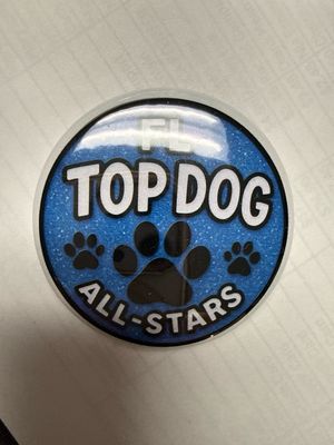 Top Dog Spirit Button Top Dog Spirit Button