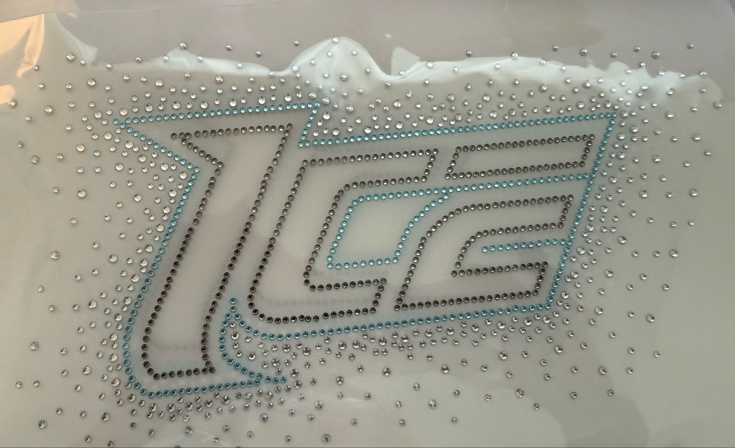Rhinestone Team Name Decals