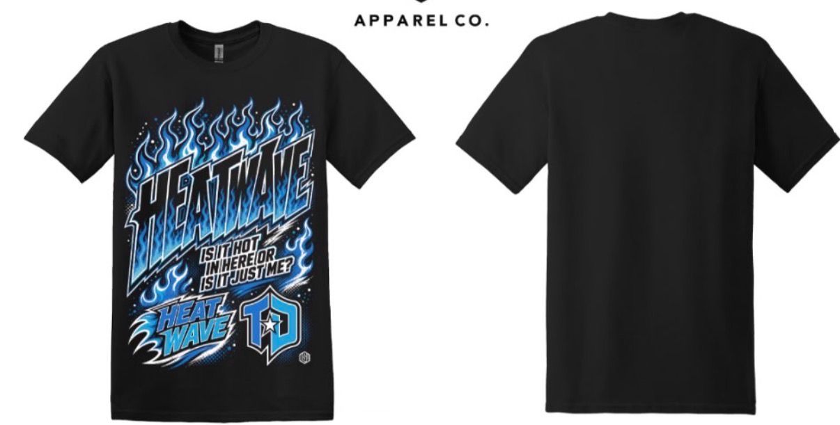 Heat Wave Team Tee-Pre order Heat Wave Team Tee-Pre order