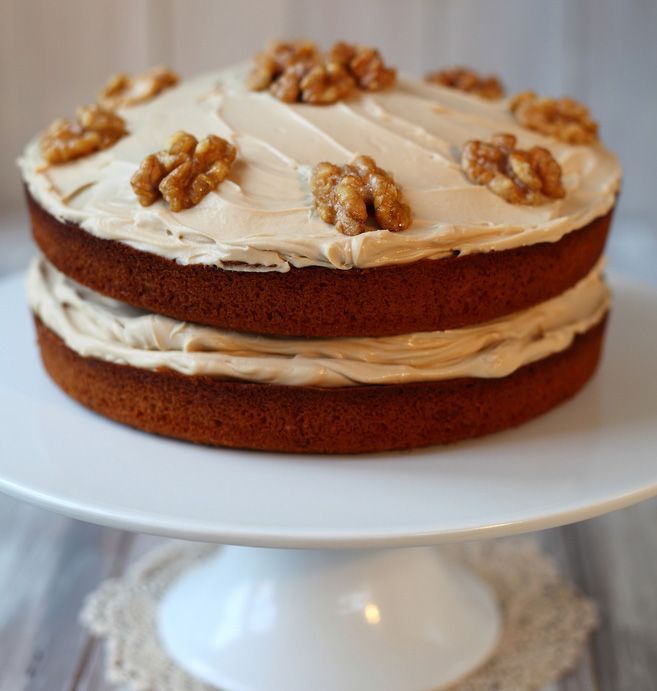 Coffee and walnut