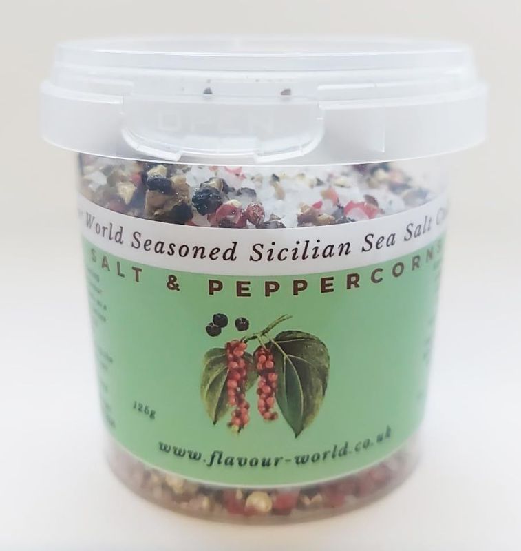 Salt & Peppercorn Sicilian Sea Salt