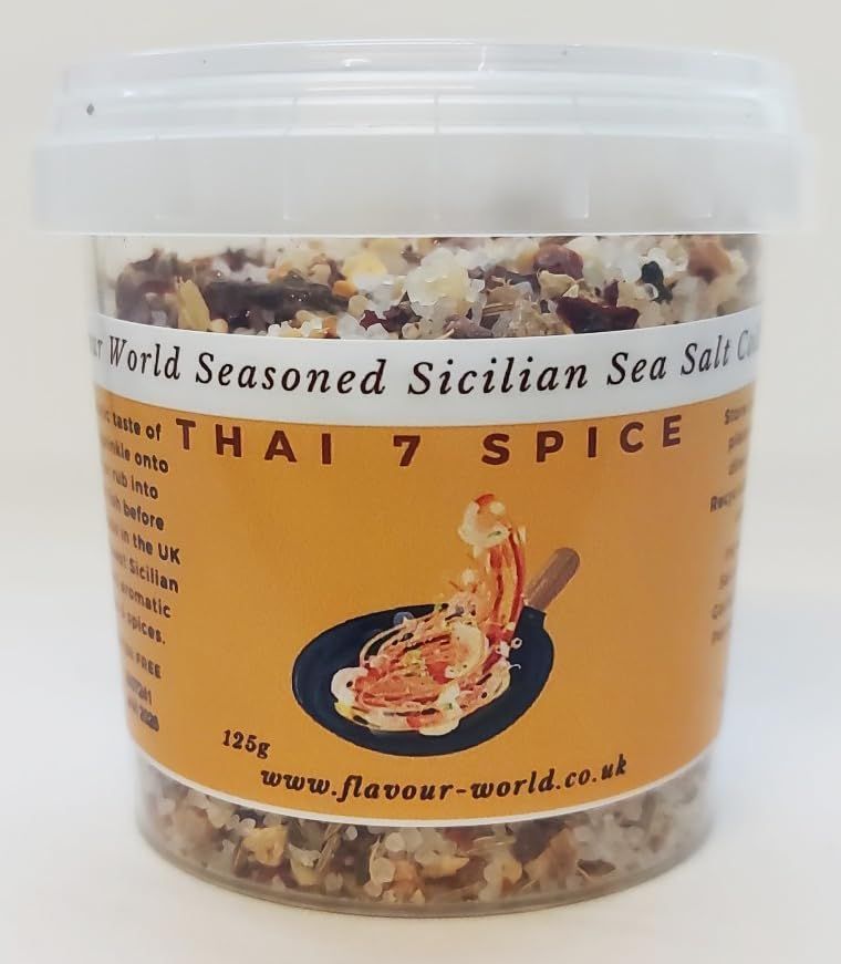 Thai 7 Spice Sicilian Sea Salt 125g