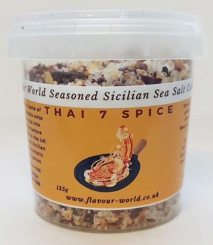 Thai 7 Spice Sicilian Sea Salt 125g