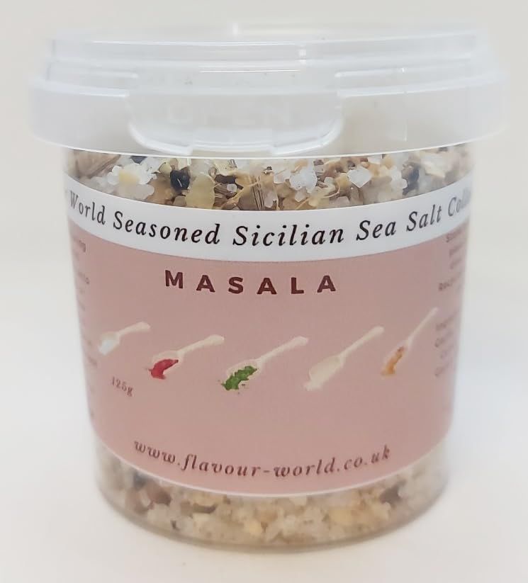 Masala Spice Blend with Sicilian Sea Salt 125g
