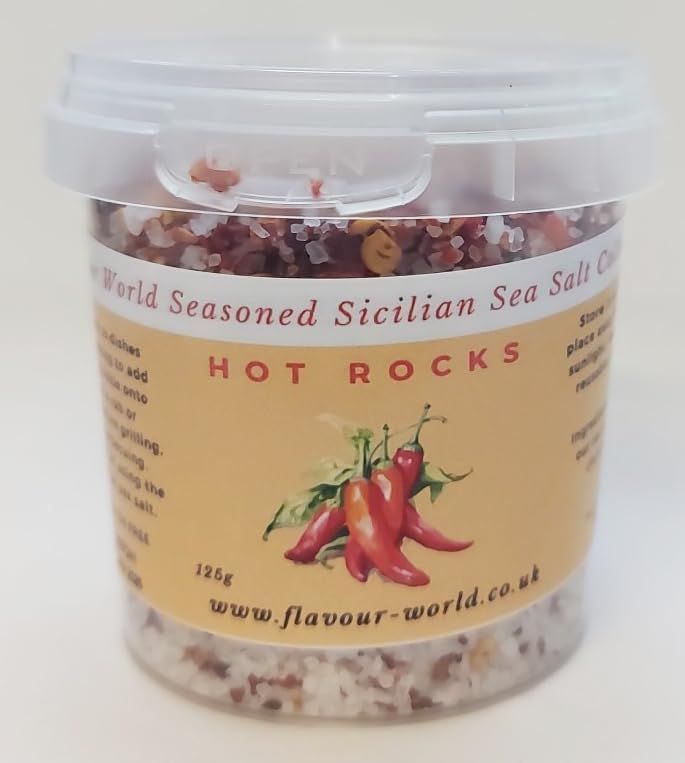 Hot Rocks Sicilian Sea Salt 125g