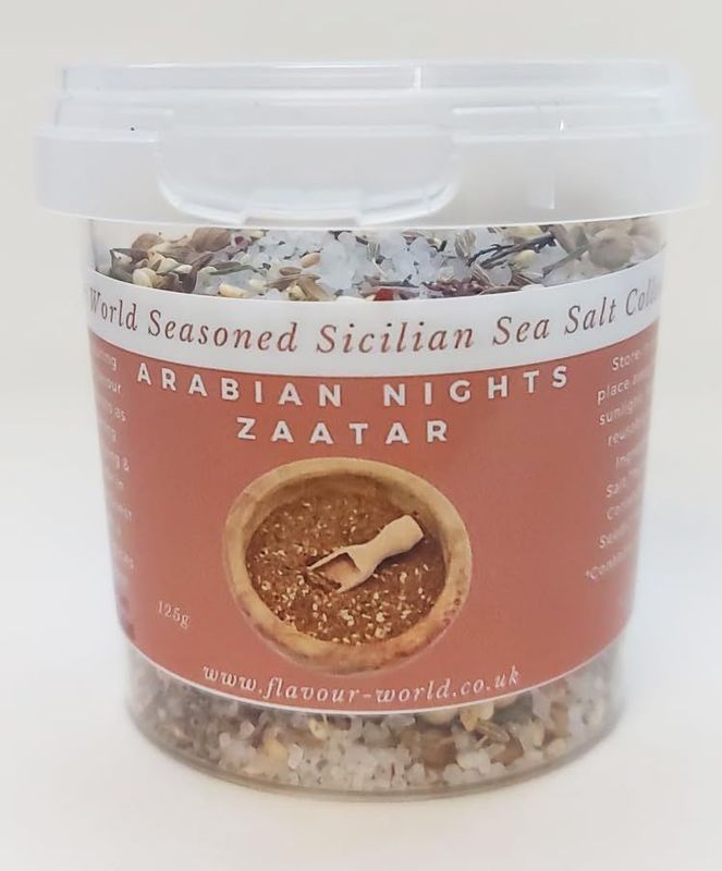 Arabian Nights Zataar Spice Blend with Sicilian Sea Salt 125g