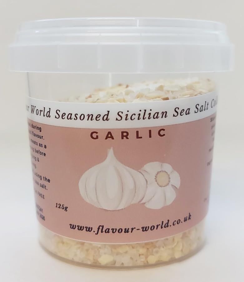 Garlic Sicilian Sea Salt 125g