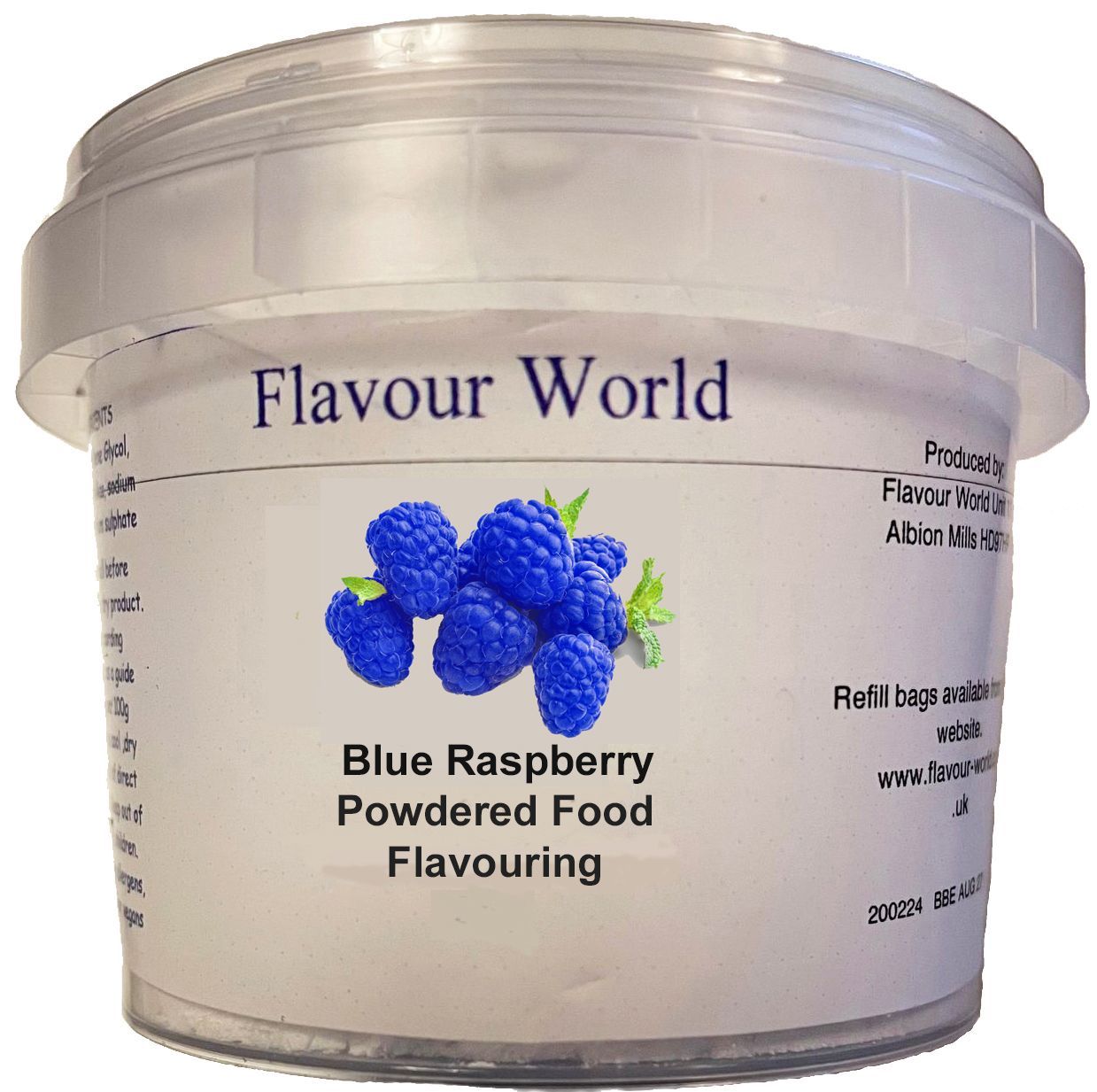 Blue Raspberry Powdered Flavouring.