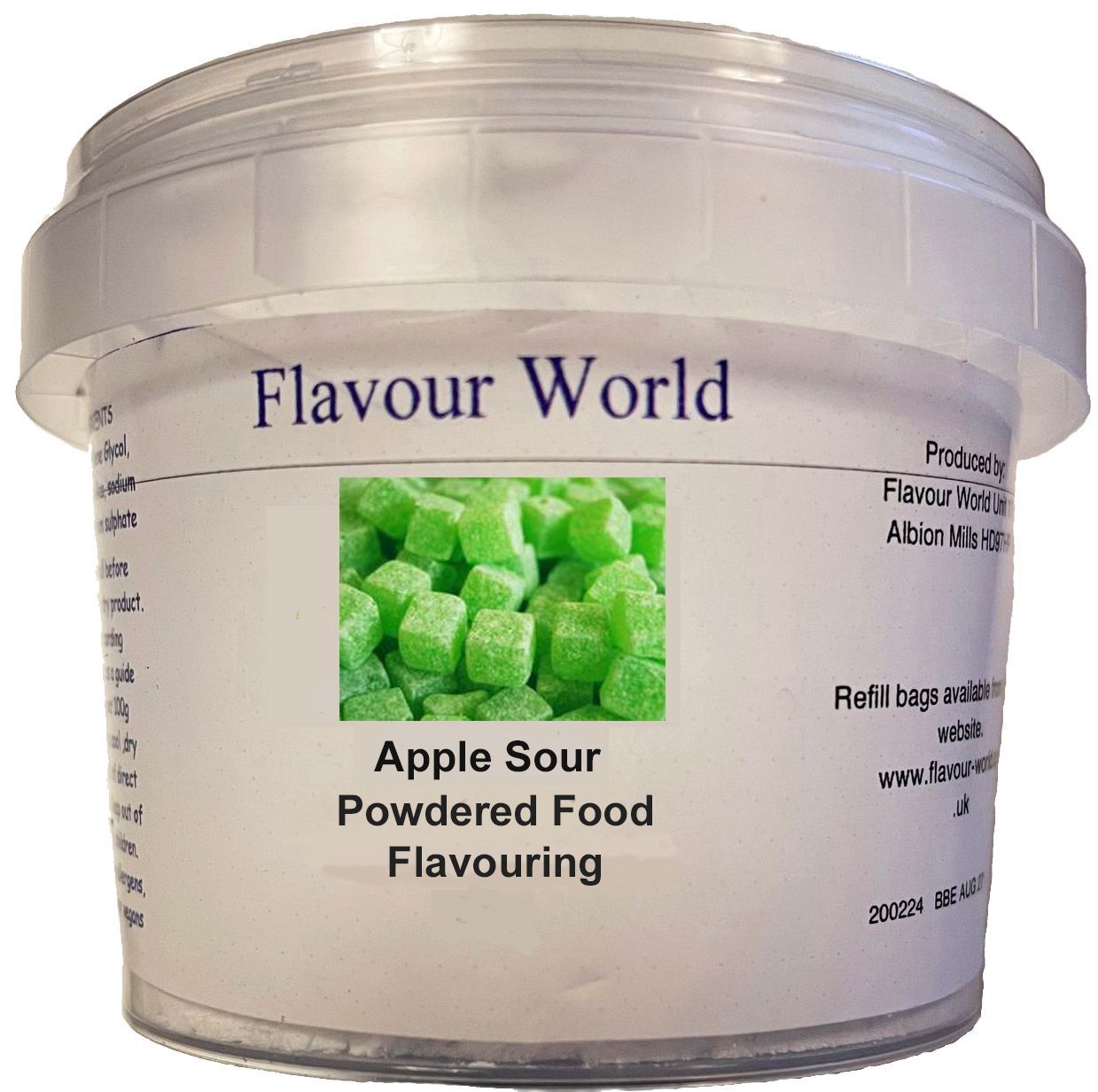 Apple Sour Powdered Flavouring.