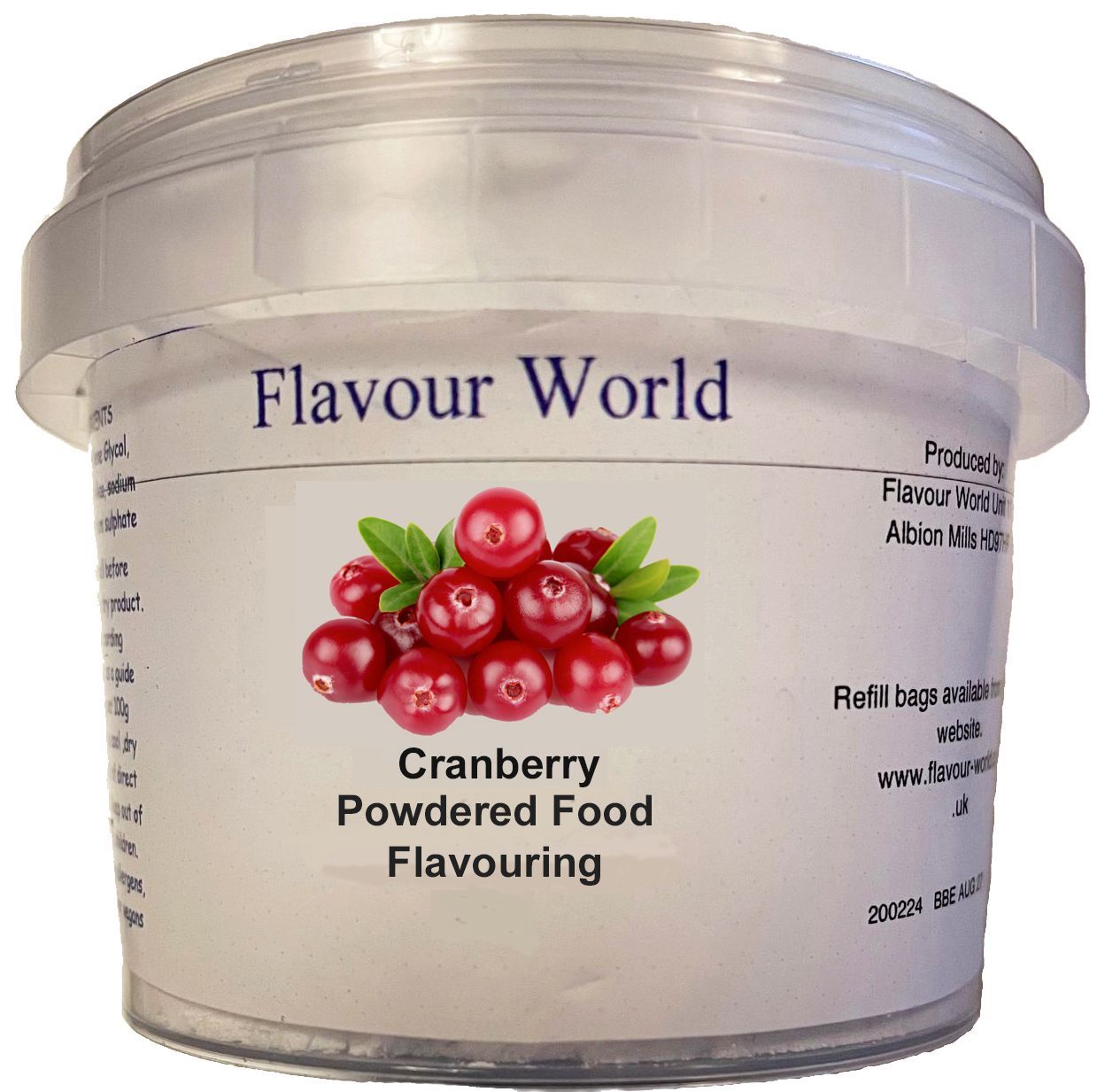 Cranberry Powdered Flavouring