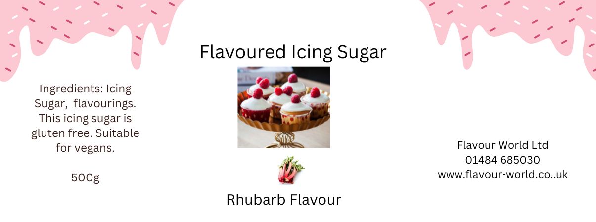 Rhubarb Flavoured Icing