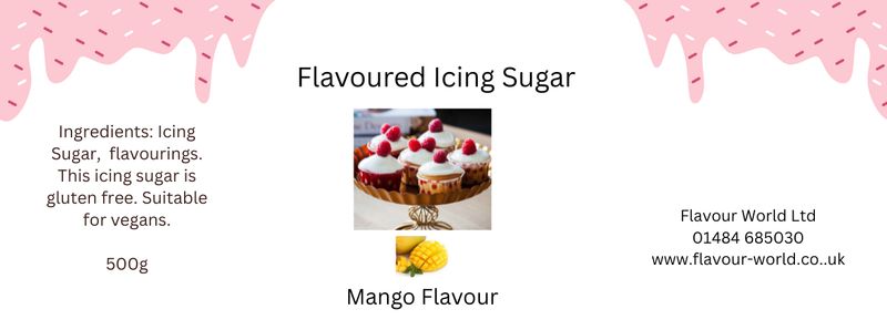Mango Flavoured Icing Sugar