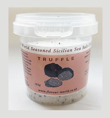 Black Truffle Sicilian Sea Salt 125g Black Truffle Sicilian Sea Salt 125g