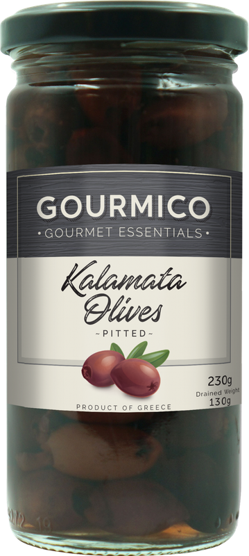 GOURMICO Pitted Greek Kalamata Olives 230g