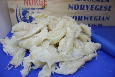 Skinn og beinfrie klippfisk Migas 1 kg  ( kr 215- pr. kg)