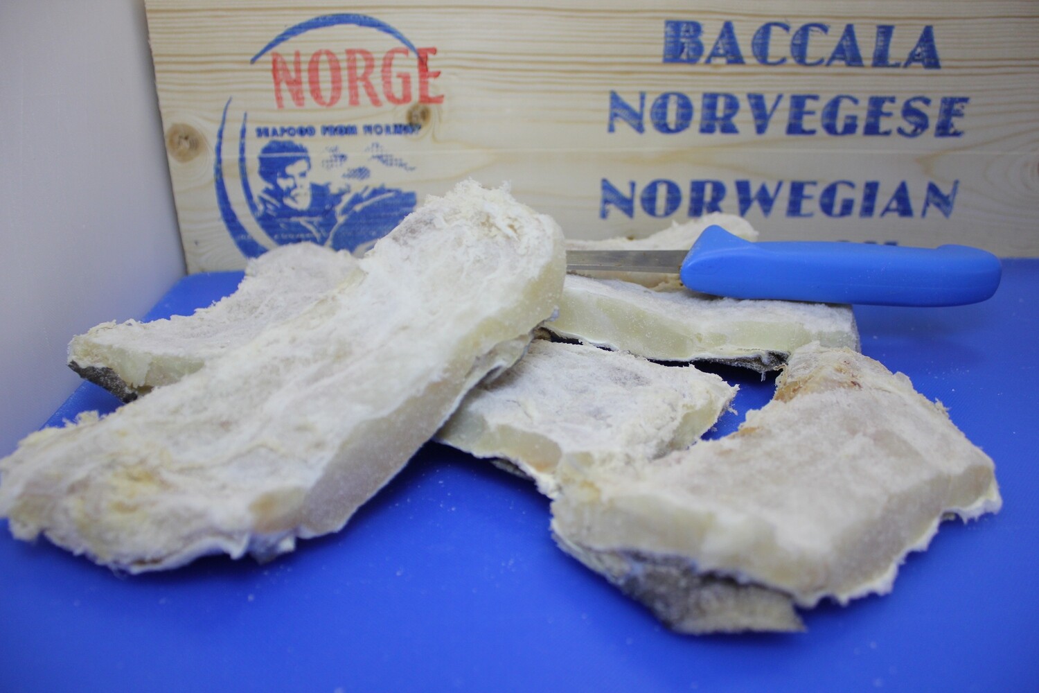 Ørebein-Klippfisk 3 kg  (kr 240,- pr kg).