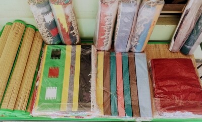 Yoga Mats - Cotton - Heavy-Duty and Durable, Washable