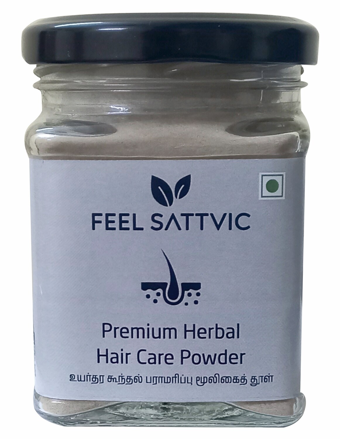 Premium Herbal Hair Care Powder - 100 gm - Feel Sattvic