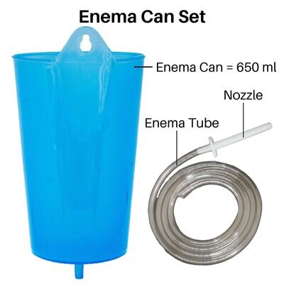 Enema Can Set with catheter - Satvik Lifestyle Recommended
