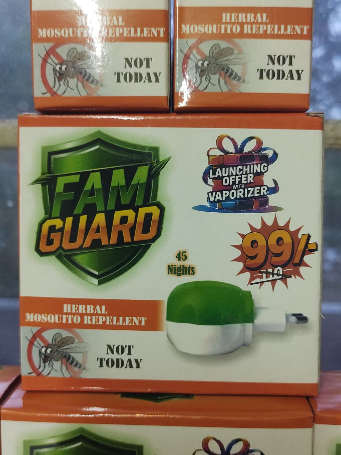 Mosquito Repellent - Pure herbal and no chemicals with Vaporizer