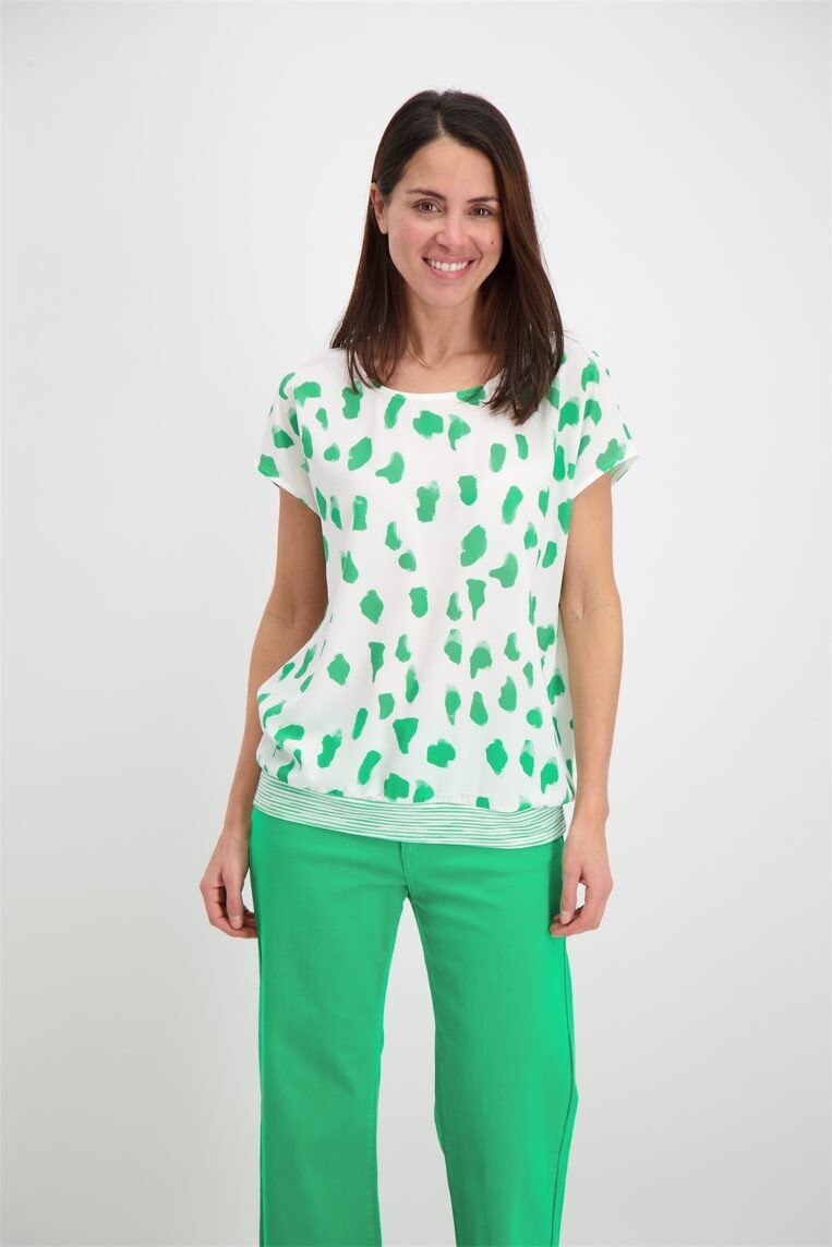 Signe Nature 813035 Top Wit/groen