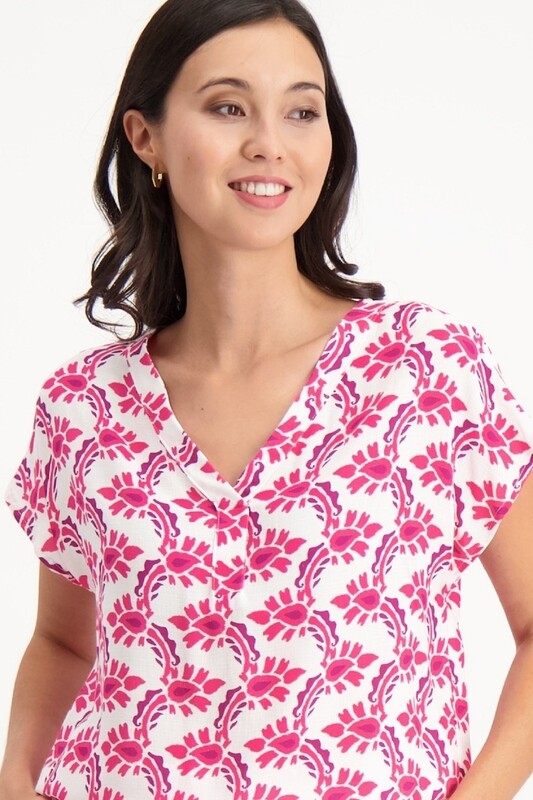 Signe Nature 840095 Bloes Fushia/wit