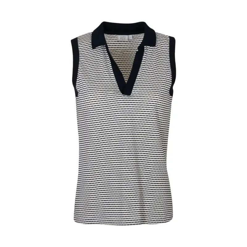 Green Ice Elista Top Navy